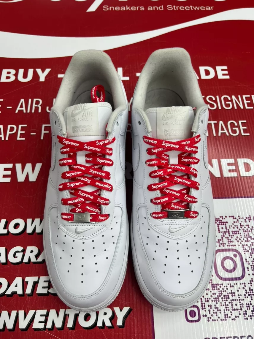 Air Force 1 White Supreme Size 10.5