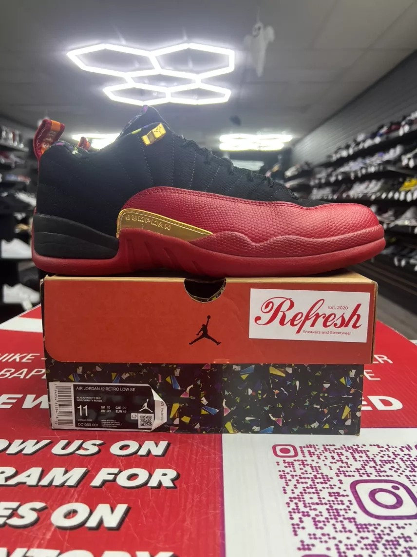 Air Jordan Ⅻ Low 26cm Nike Air Jordan Retro XII 12 Low 25 Years In China 2022