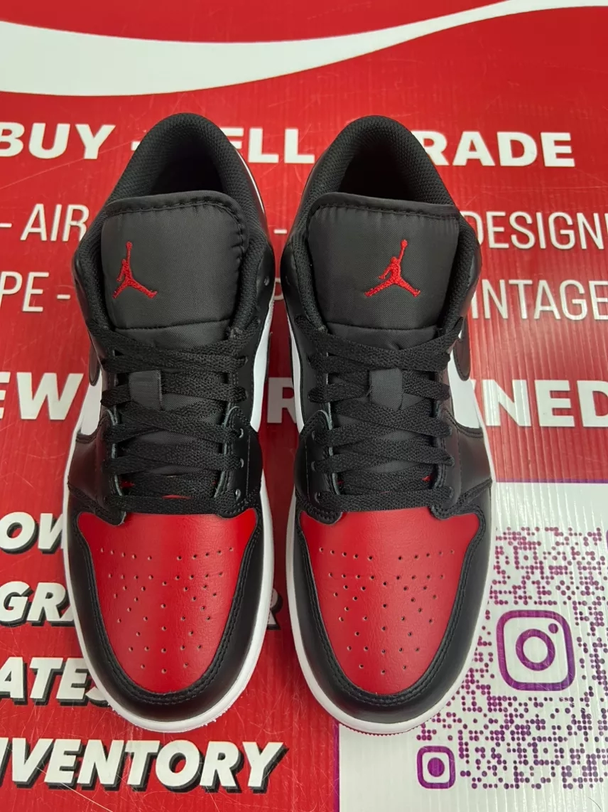 Air Jordan 1 Low Black Toe Size 10