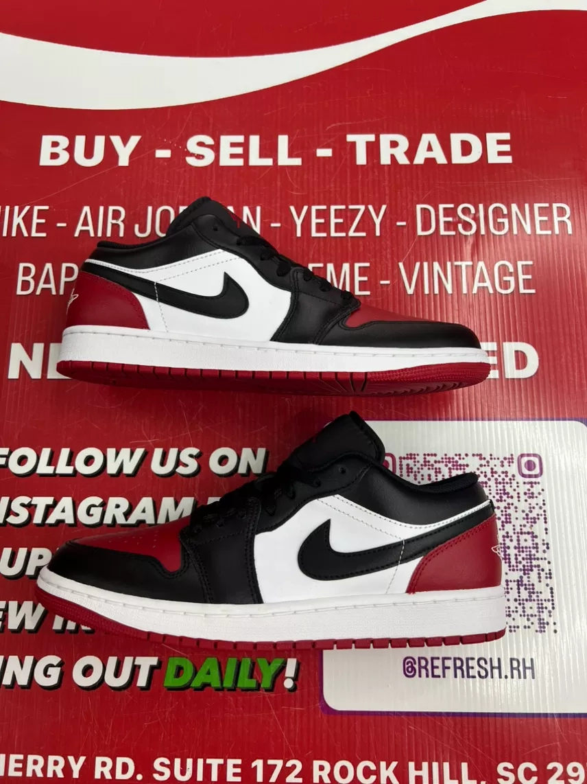 Air Jordan 1 Low Black Toe Size 10