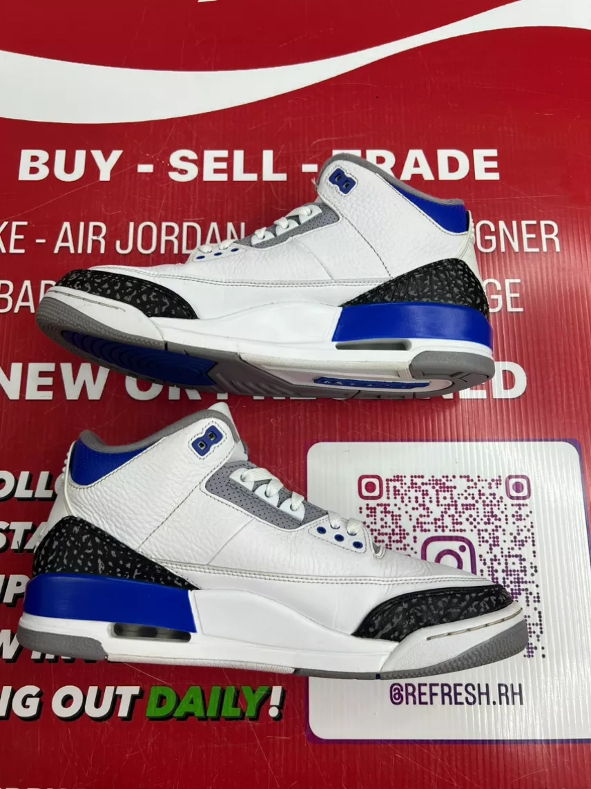 Air Jordan 3 Racer Blue Size 10.5