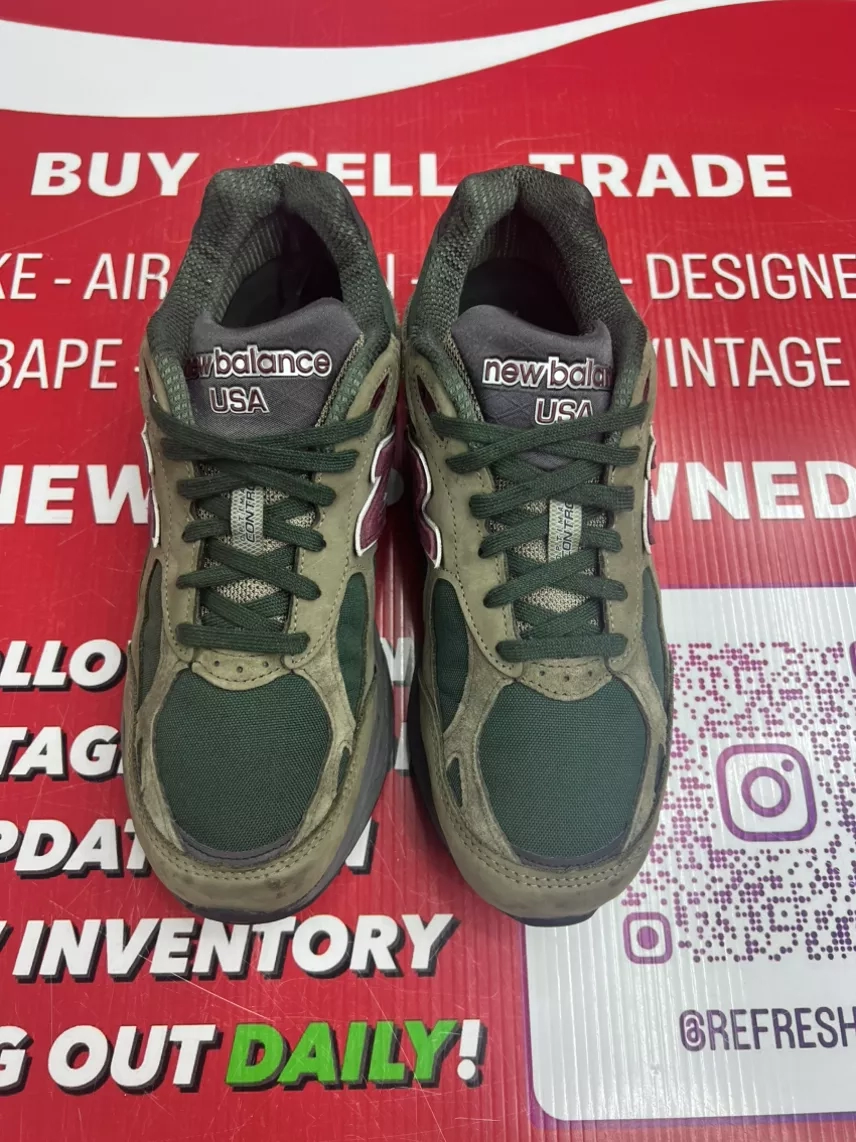 New Balance 990v4 MIUSA Green Purple Size 8