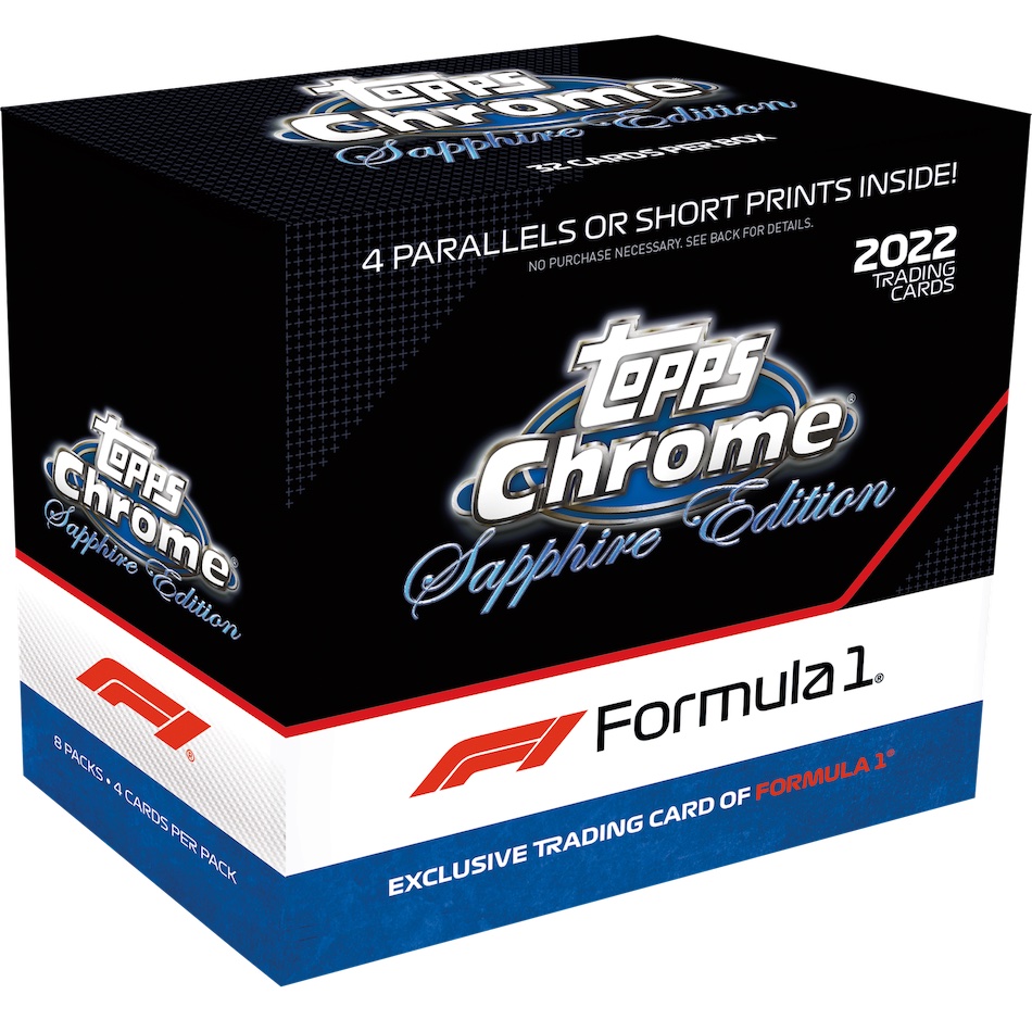 2022 Topps Chrome Sapphire Edition Formula 1 Trading Cards