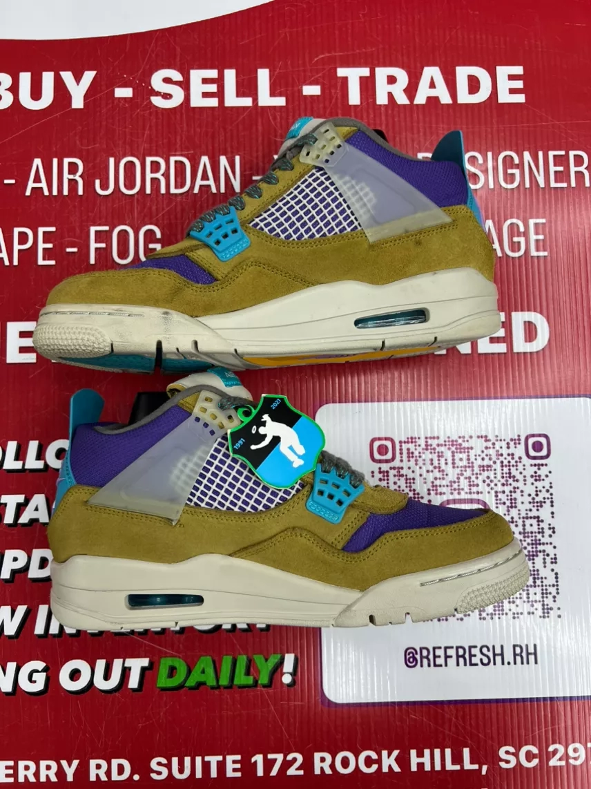 Air Jordan 4 Union Desert Moss Size 7.5