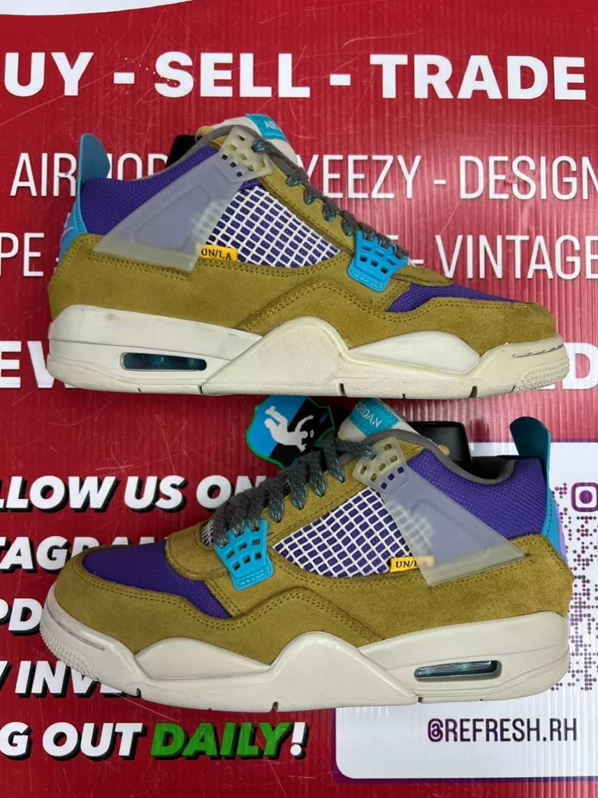 Air Jordan 4 Union Desert Moss Size 7.5