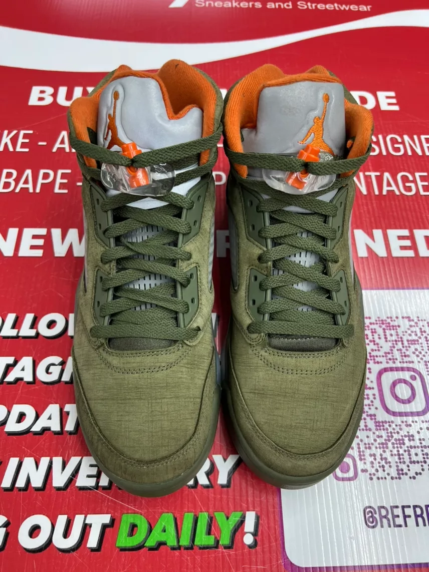 Air Jordan 5 Olive Size 9.5