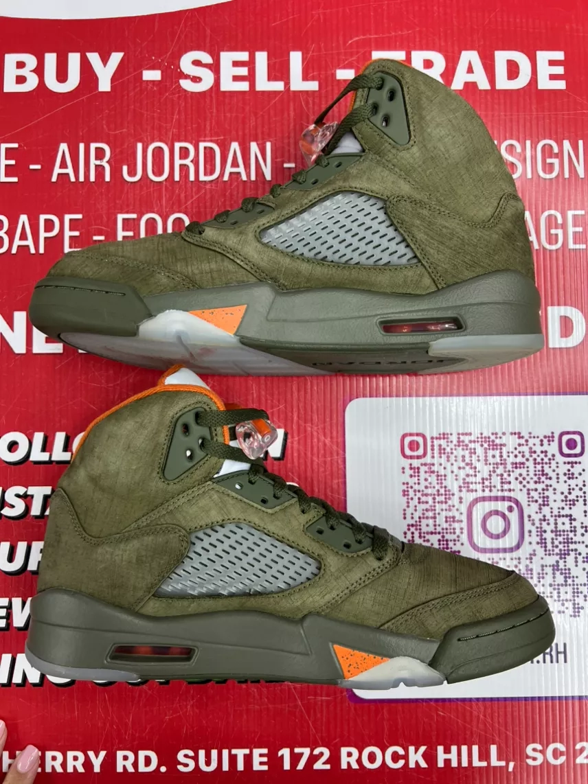 Air Jordan 5 Olive Size 9.5