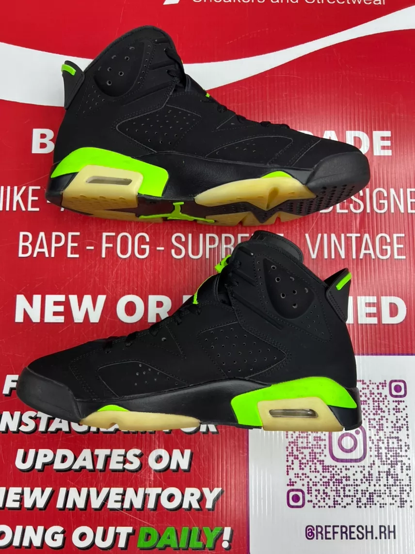 Air Jordan 6 Electric Green Size 10