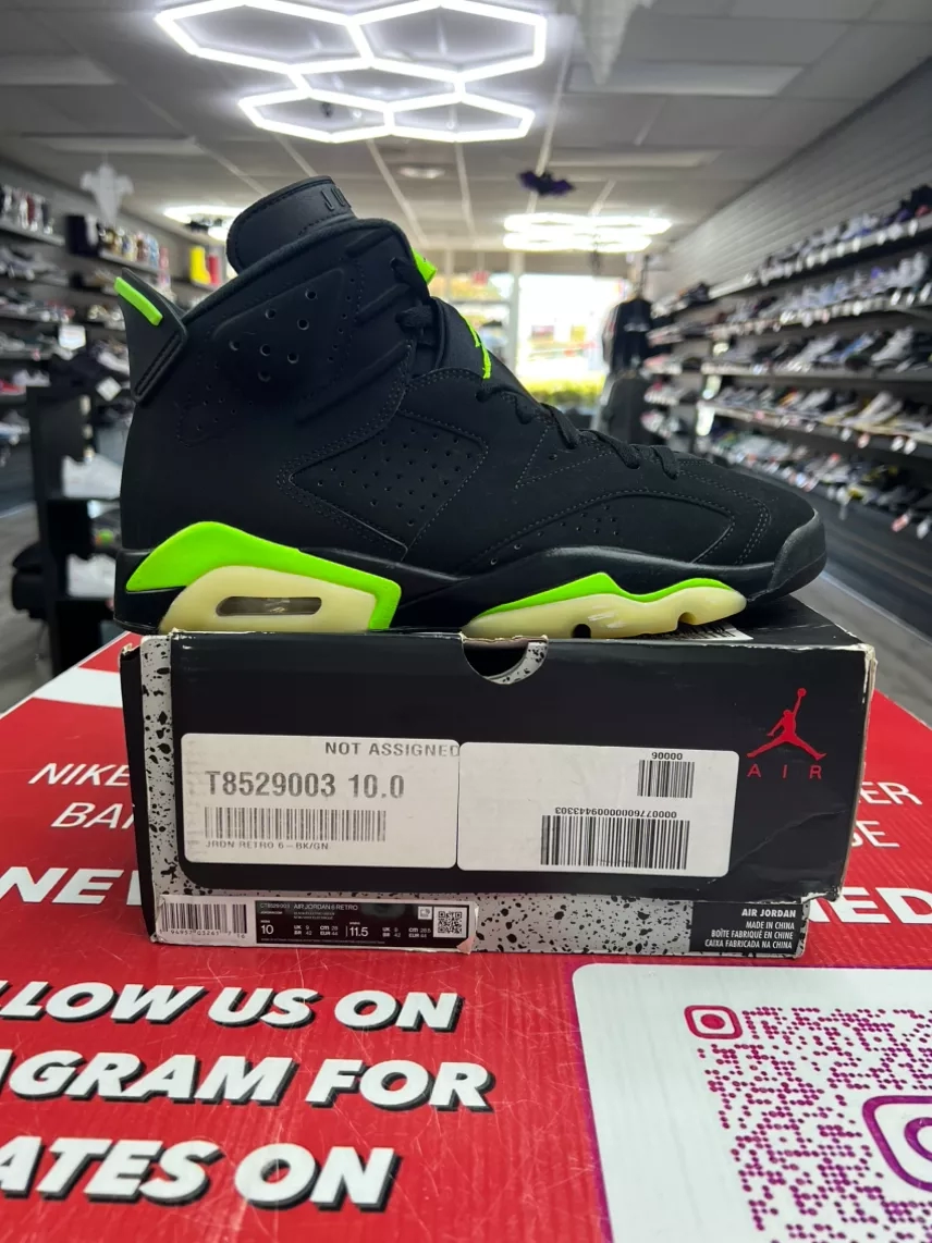 Air Jordan 6 Electric Green Size 10
