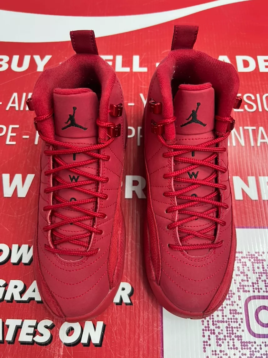 Air Jordan 12 Red Suede Size 4y