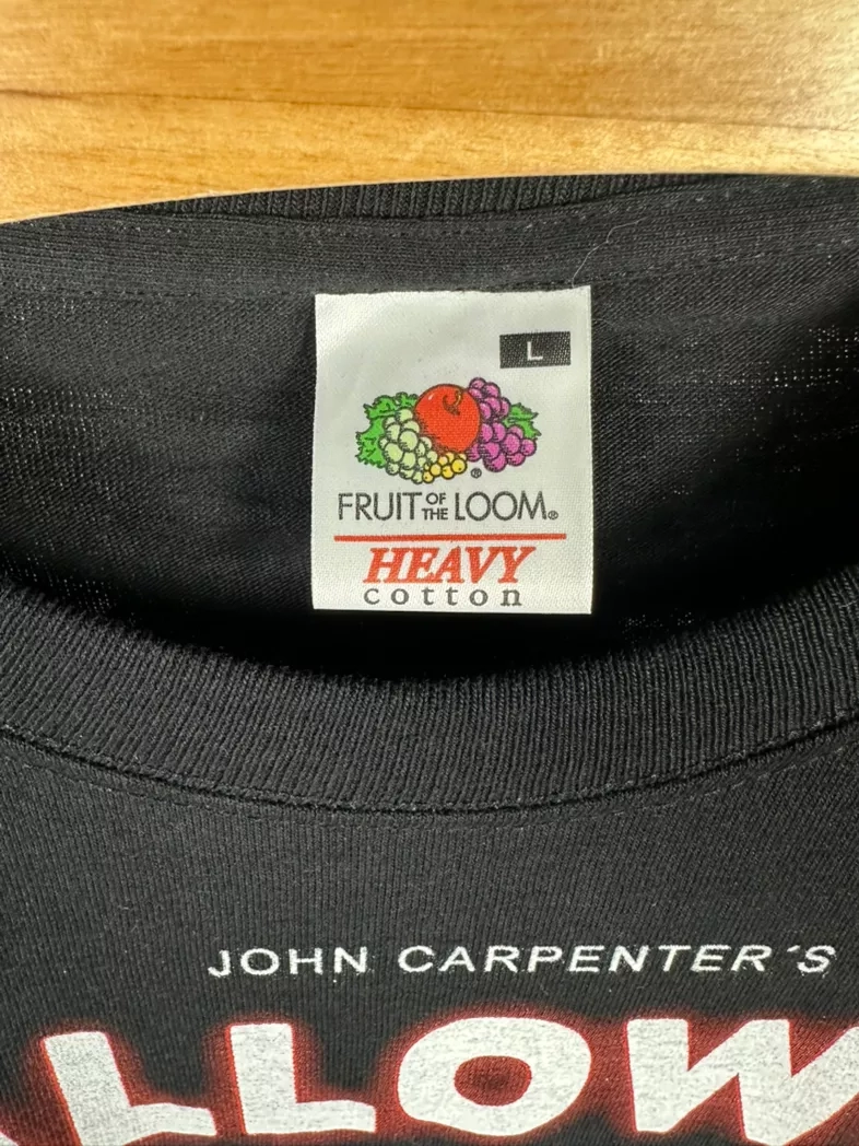 Vintage Halloween jhon carpenter horror movie promo early Y2K 2003 tee shirt