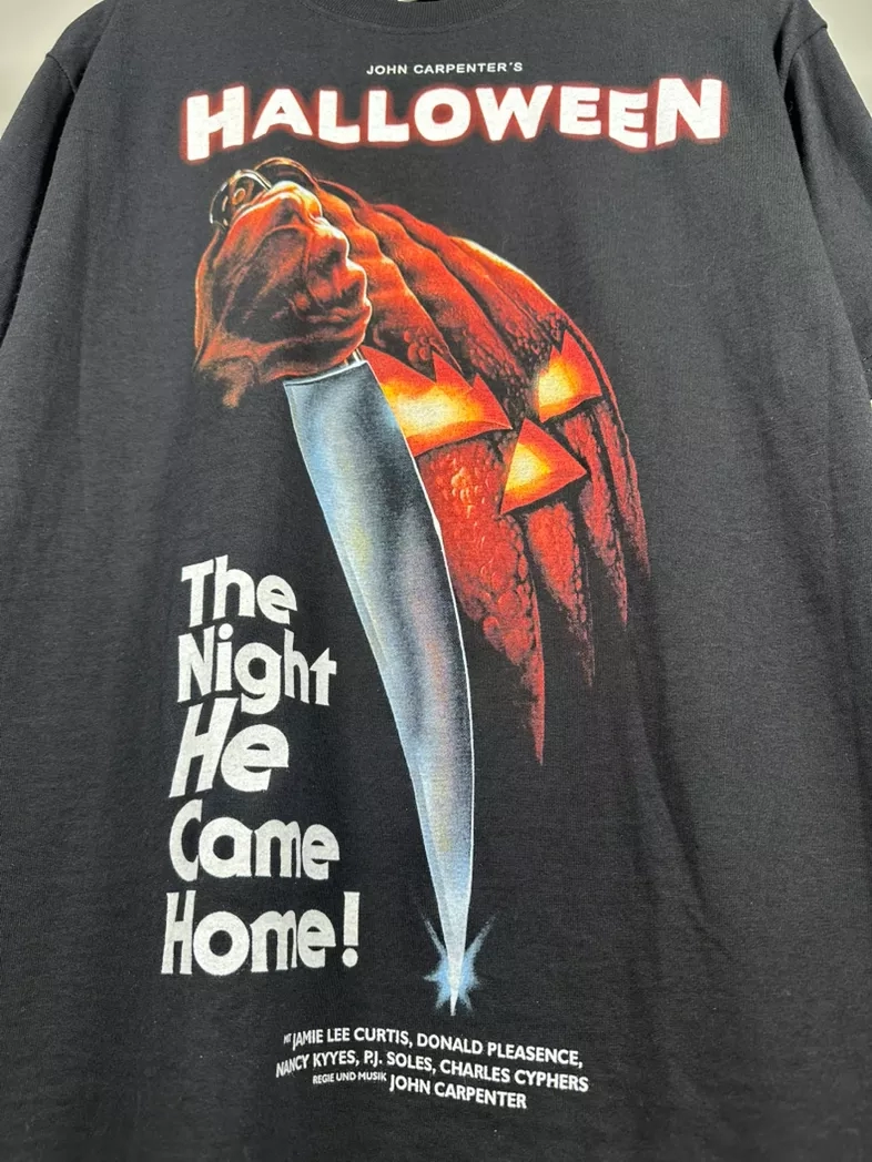 Vintage Halloween jhon carpenter horror movie promo early Y2K 2003 tee shirt
