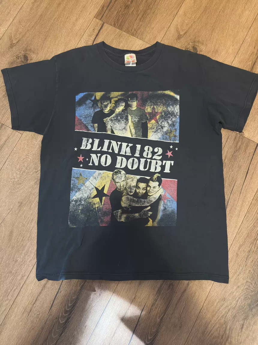 Y2K Blink 182 & No Doubt Tour Tee