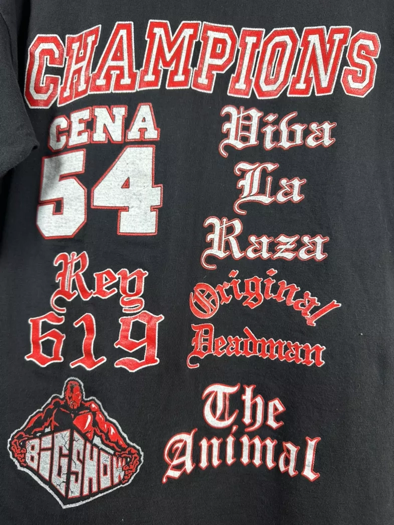 Vintage WWF / WWE euro parking lot boot tee shirt