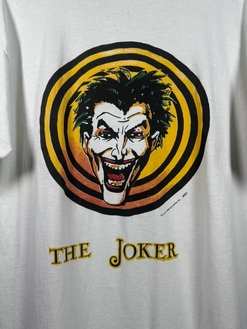 Vintage DC COMICS 1989 the joker vintage tee shirt