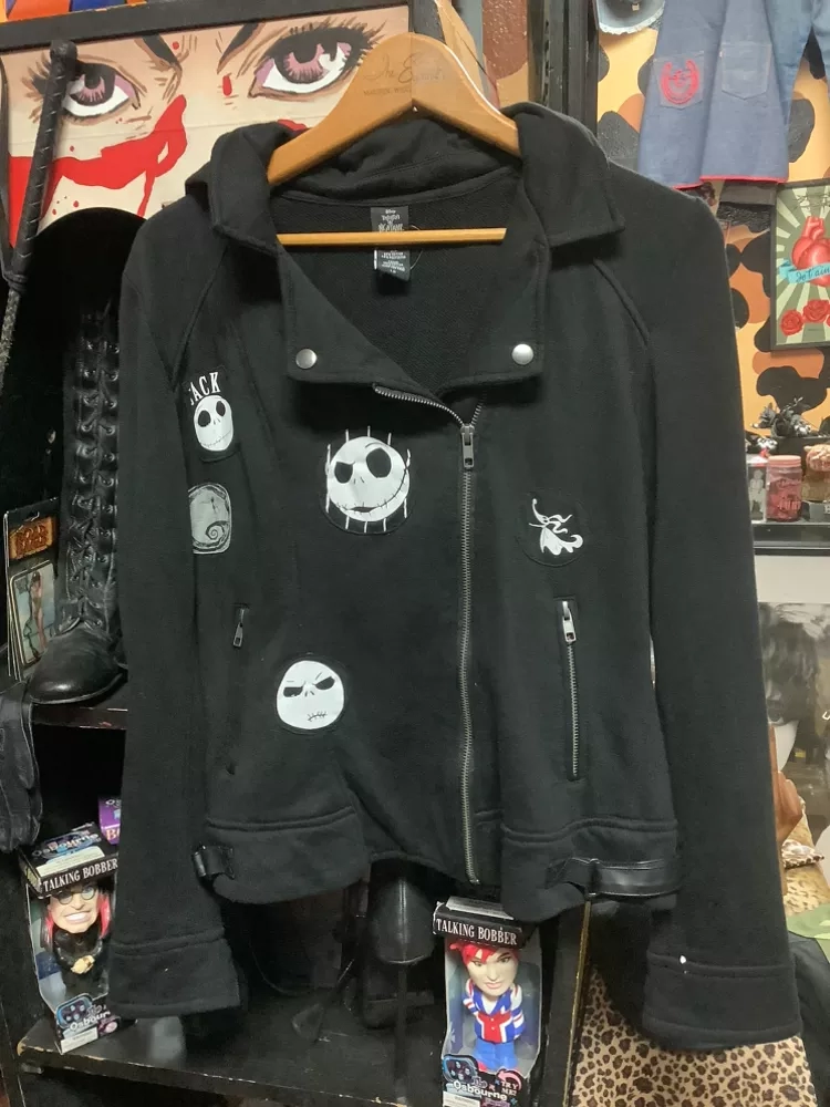 Nightmare Before Christmas Jack Skellington Black Jacket