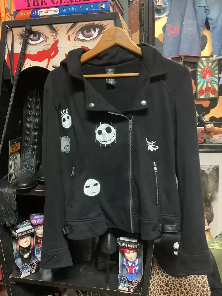 Nightmare Before Christmas Jack Skellington Black Jacket