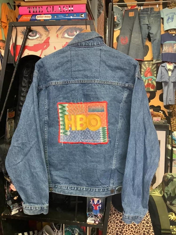 Vintage HBO Denim Jean Jacket