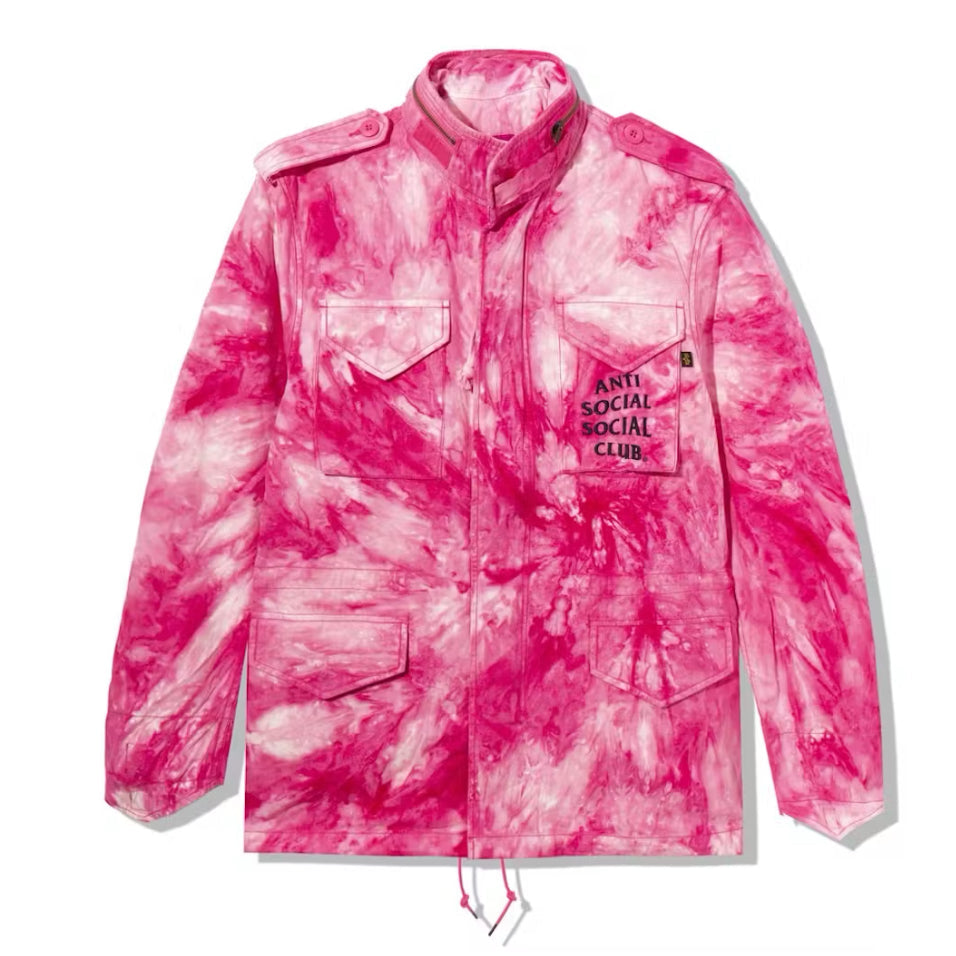 Anti Social Social Club Alpha Industries x ASSC M-65 Jacket Tie Dye Pink