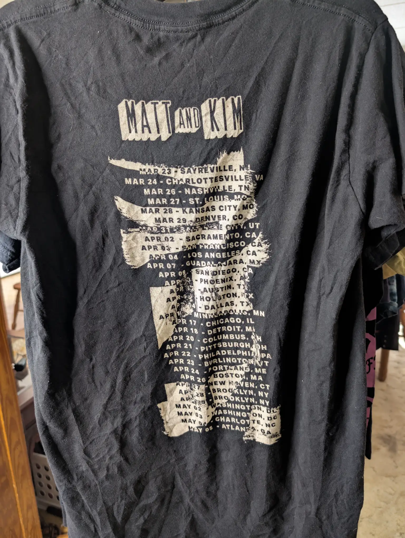 Matt and Kim Graphic Tee Band Tee