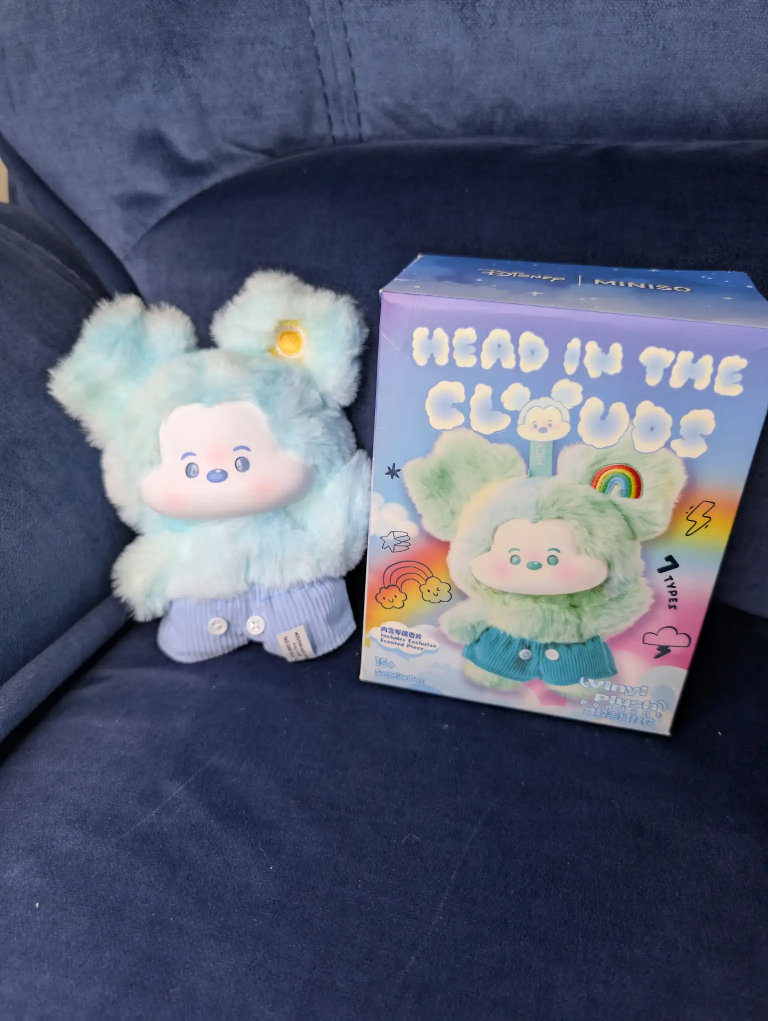 Disney Miniso Head in the Clouds Plush Pendant