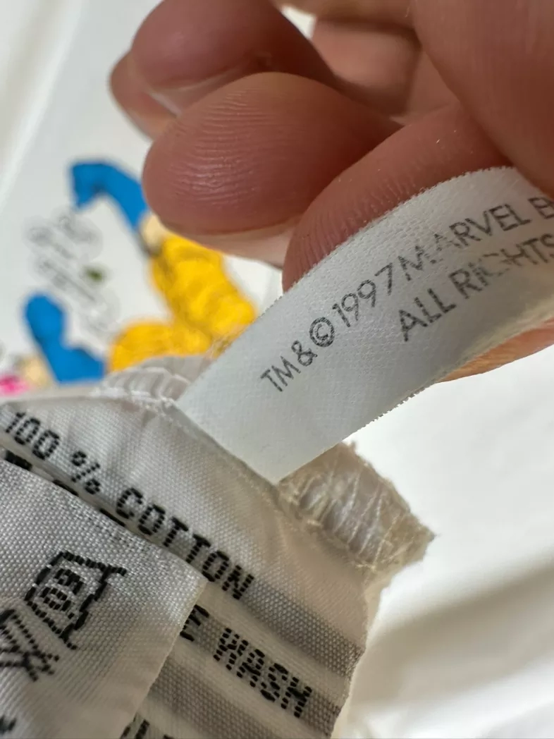 Vintage ultra rare 1997 jubilee X-MEN Marvel tee shirt