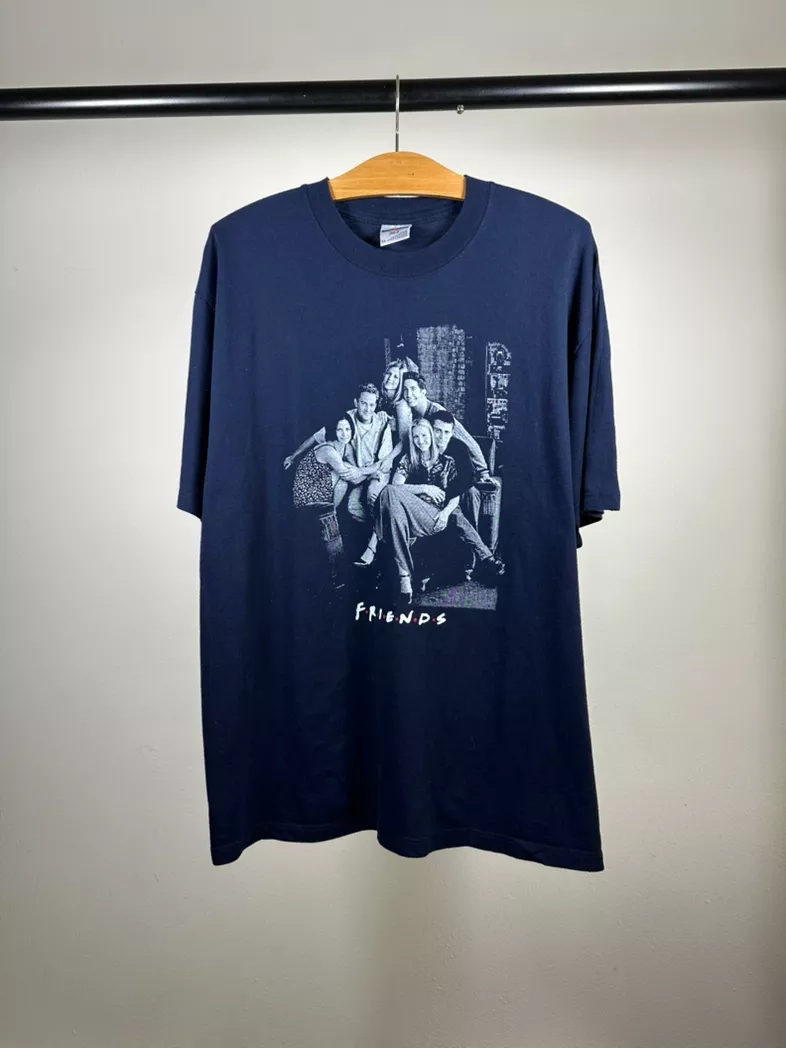 Vintage friends F.R.I.E.N.D.S show 98’in promo blue navy tee shirt