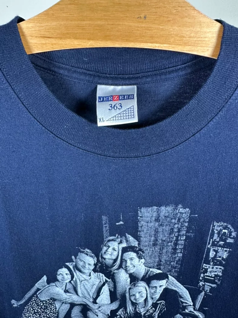 Vintage friends F.R.I.E.N.D.S show 98’in promo blue navy tee shirt