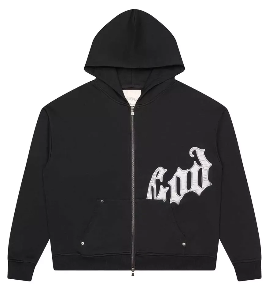 God speed zip up hoodie