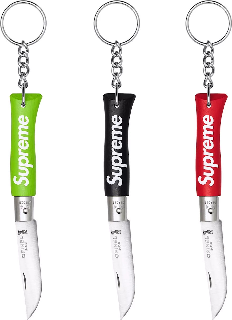 Supreme Opinel No. 08 Knife Keychain