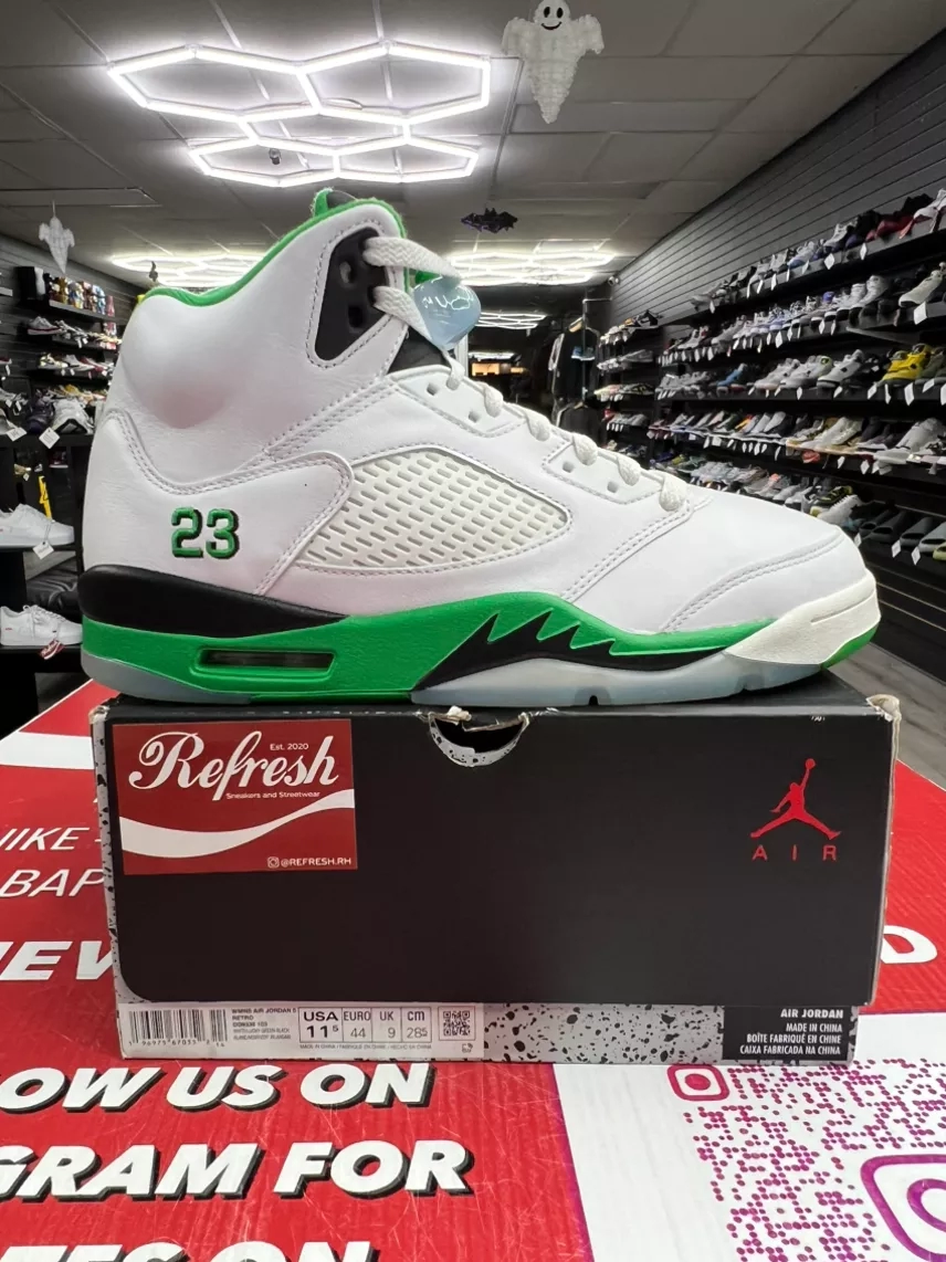 Air Jordan 5 Lucky Green Size 11.5w/10m