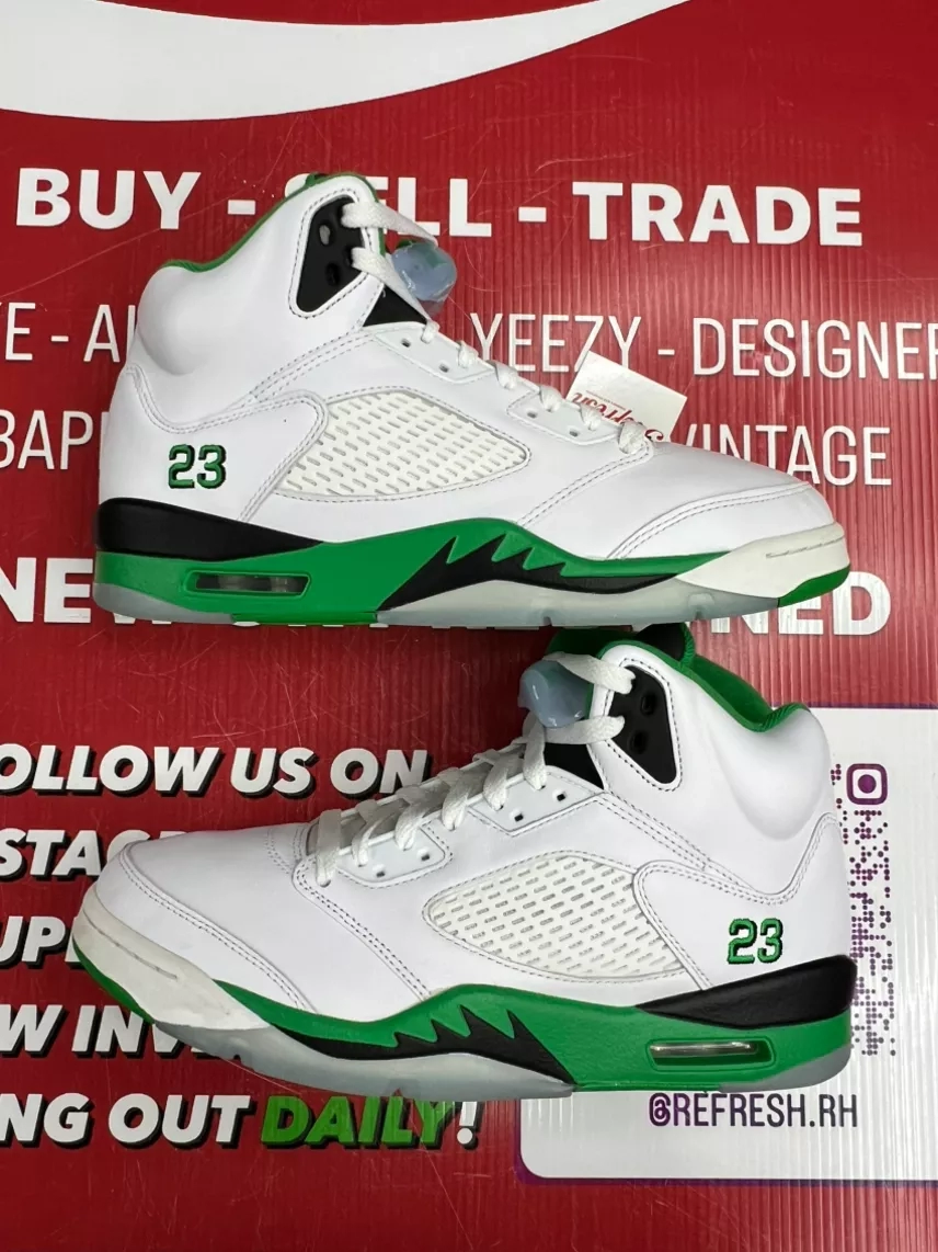 Air Jordan 5 Lucky Green Size 11.5w/10m