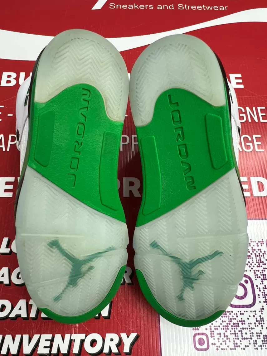 Air Jordan 5 Lucky Green Size 11.5w/10m