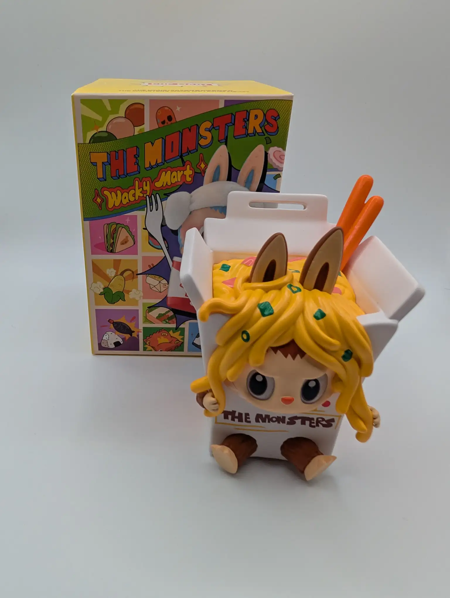 The Monsters Wacky Mart Labubu Chow Mein Figurine