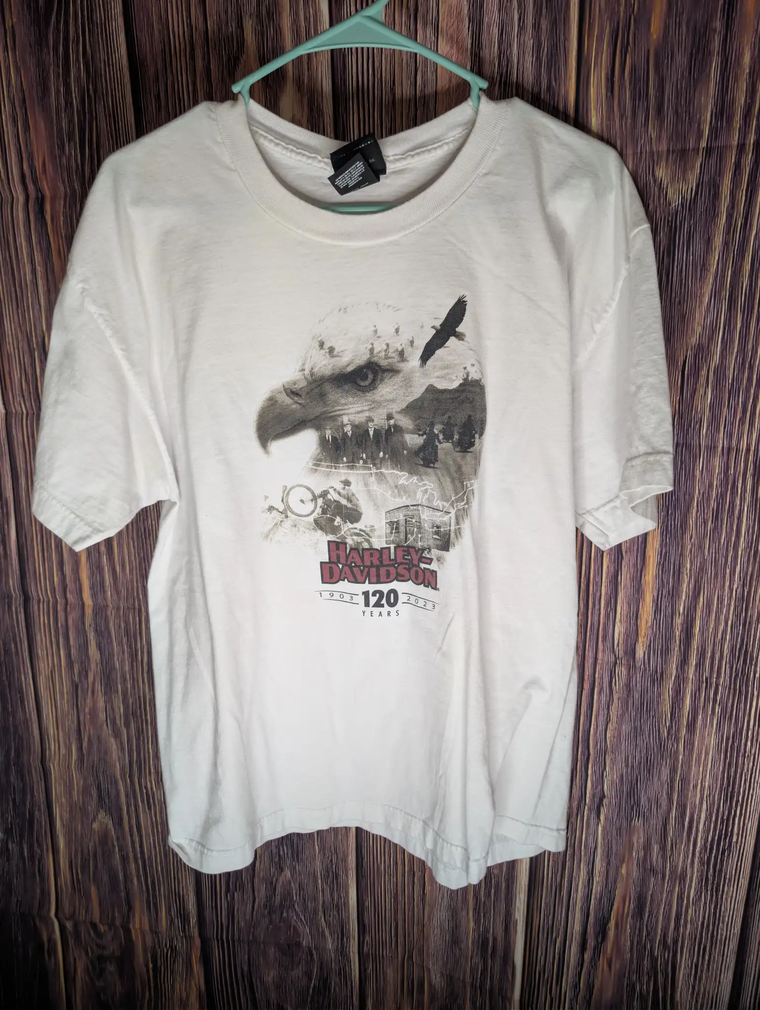 Harley-Davidson 120th Anniversary Eagle Tee Sz L