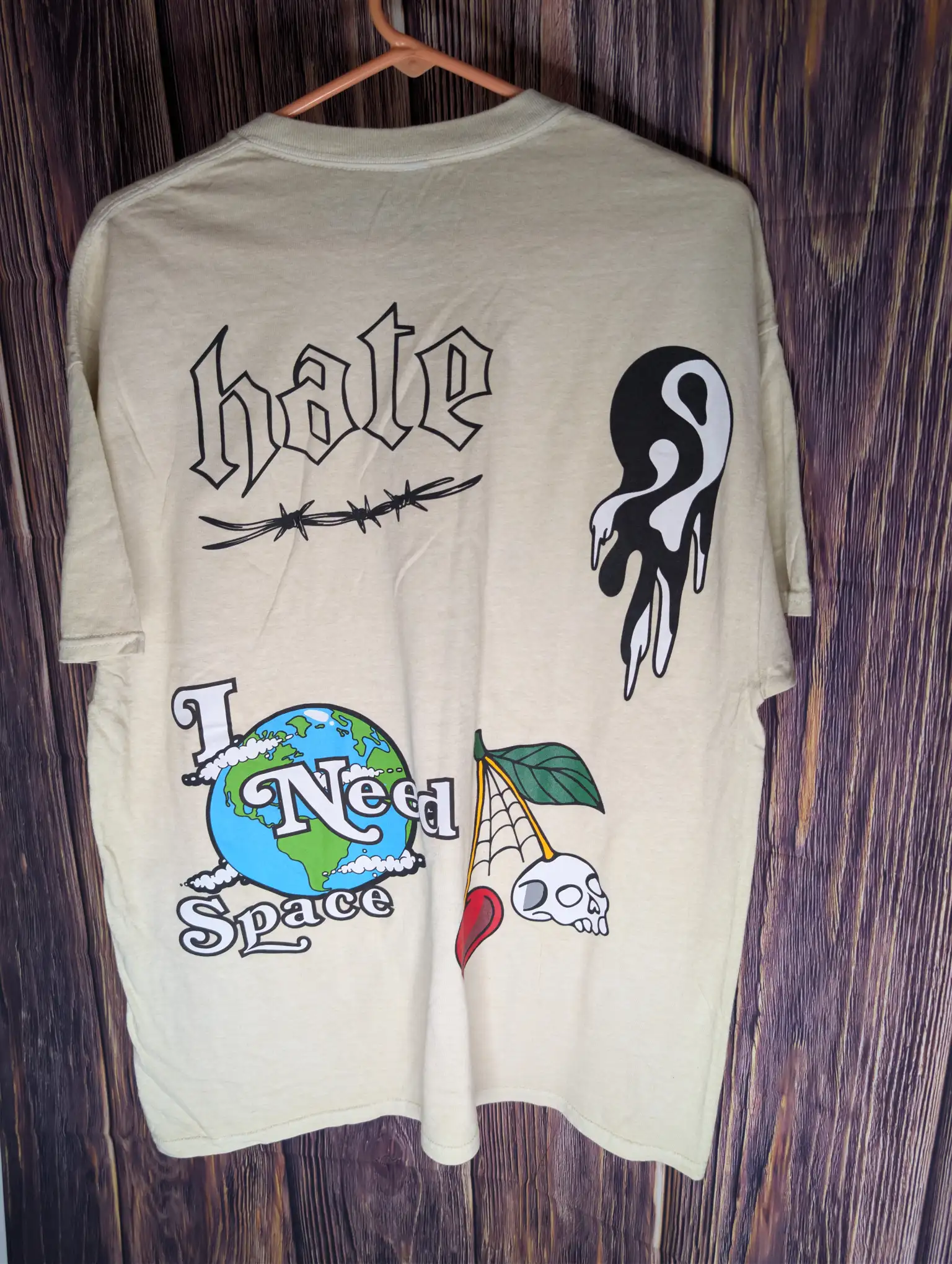 Pacsun Graphic Tee AOP Sz L