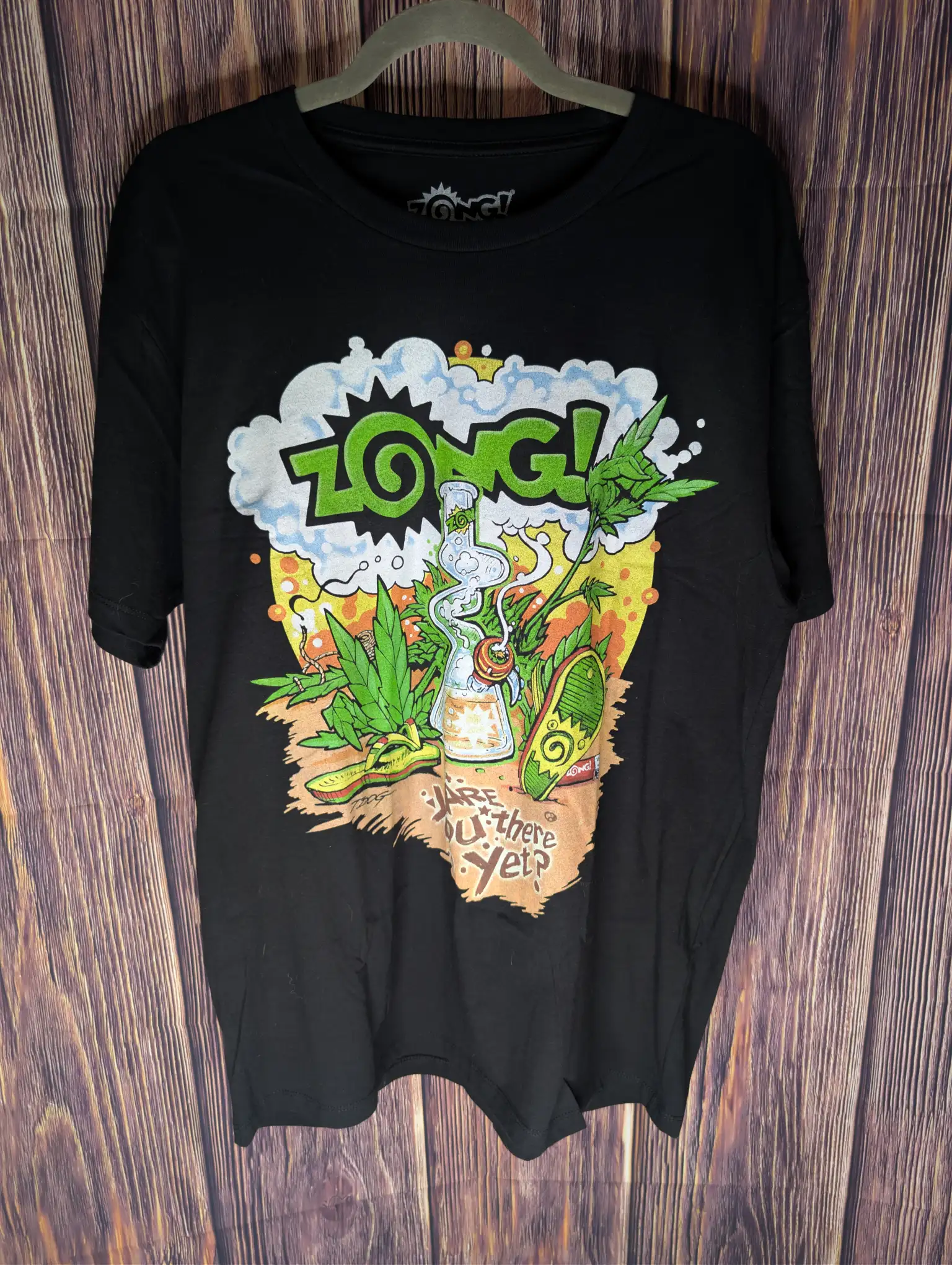 Zong Black Graphic Tee sz S