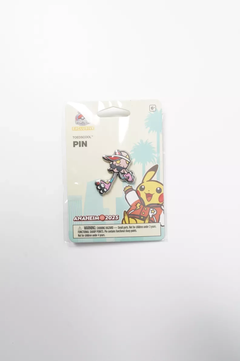 Pokemon World Championship Toedschool Anaheim 2025 Exclusive Pin