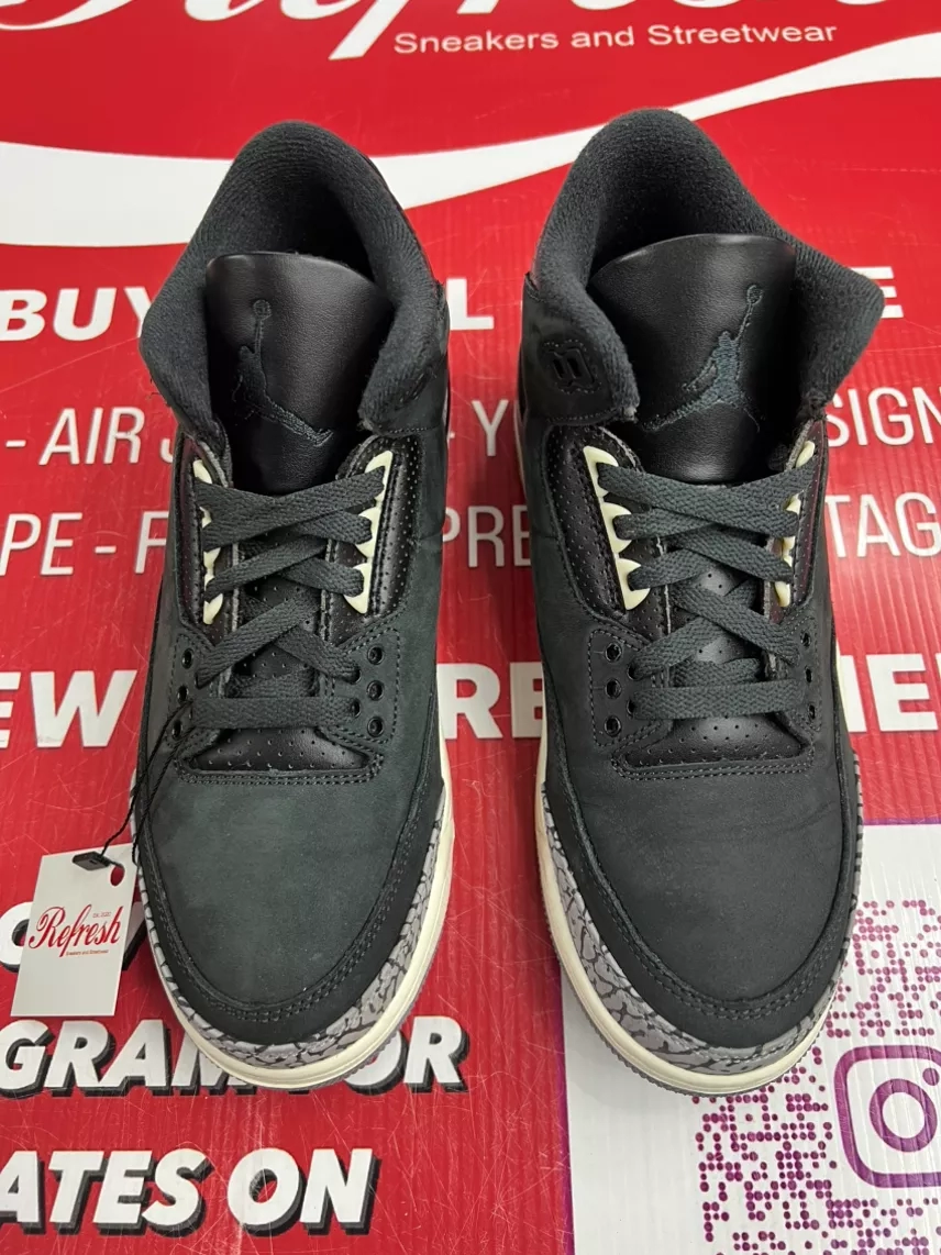 Air Jordan 3 Off Noir Size 10w/8.5m