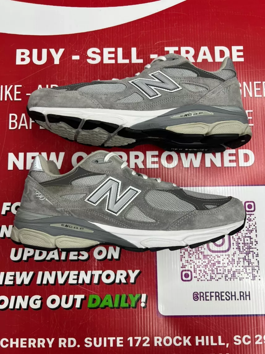 New Balance 990v3 MiUSA Grey Size 13