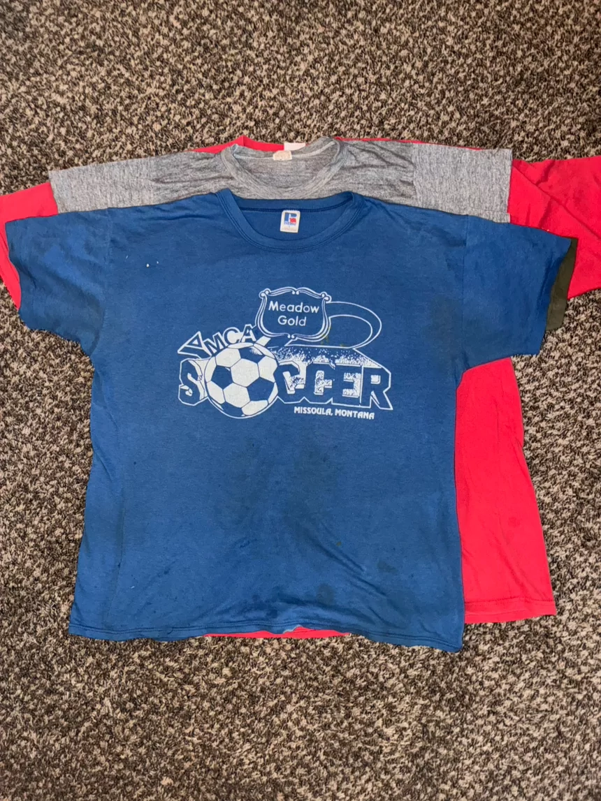 Vintage 80’s Meadow Gold Soccer Tee