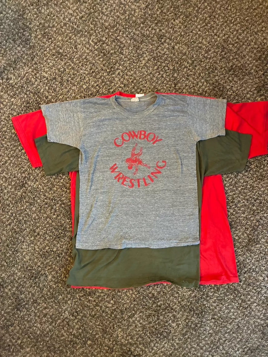Vintage70’s RUSSEL Cowboy Wrestling Graphic Tee