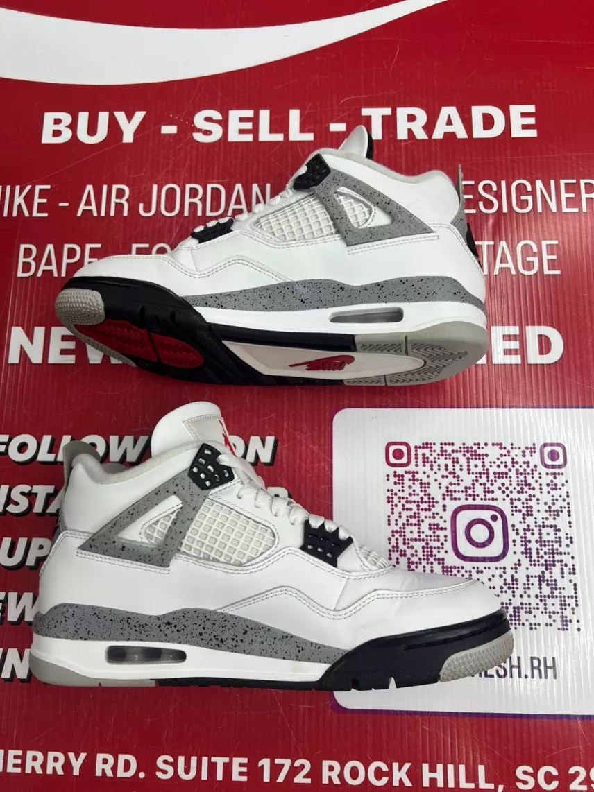 Air Jordan 4 White Cement Size 7.5