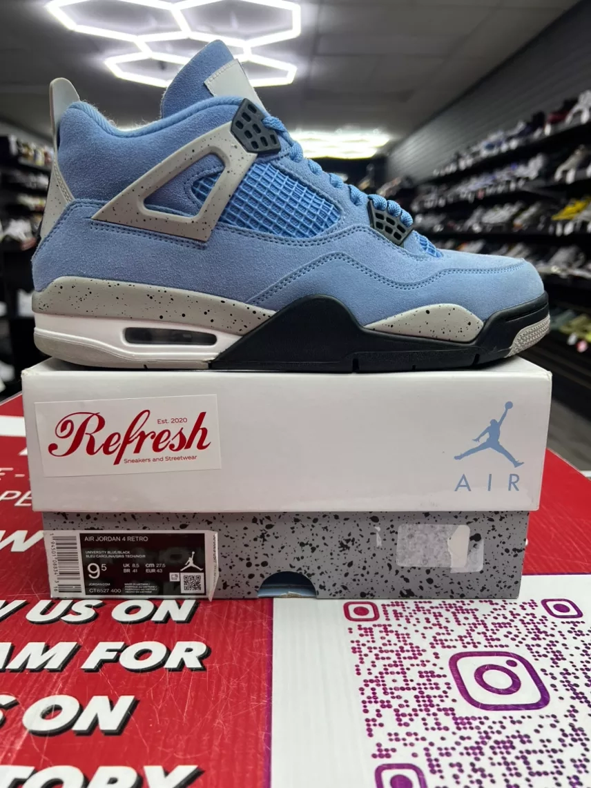 Air Jordan 4 Unc Size 9.5