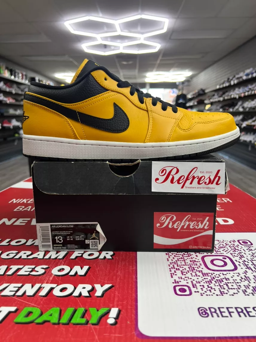 Air Jordan 1 Low University Gold Size 13