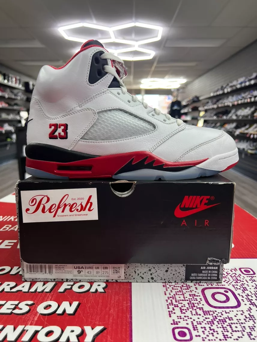 Air Jordan 5 Fire Red Size 9.5
