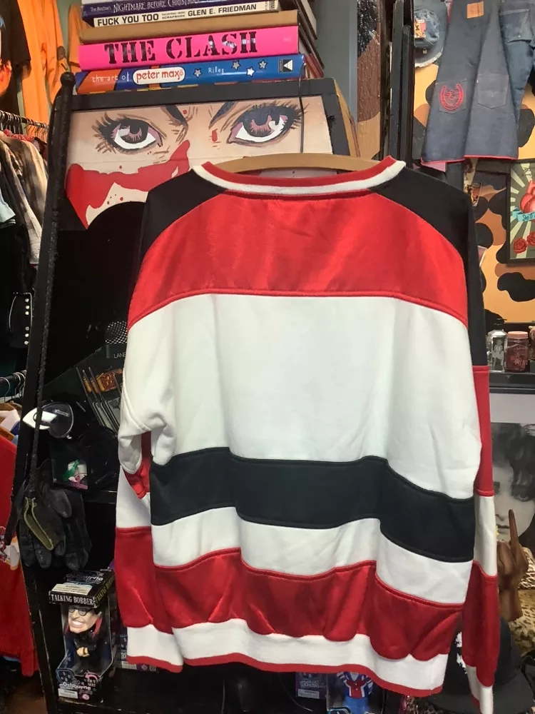 Vintage Adidas TrefoiL Red Colorblock Sweatshirt