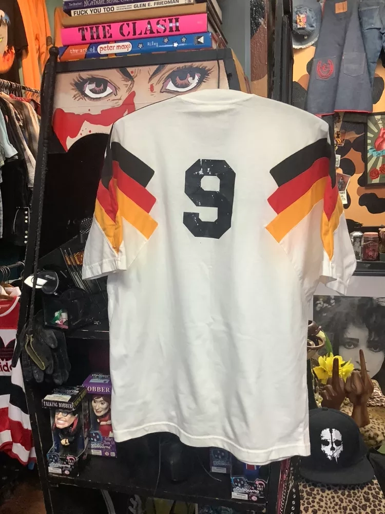 Vintage 90s WorLd Cup Adidas Germany FussbaLLFooty T Shirt  Jersey