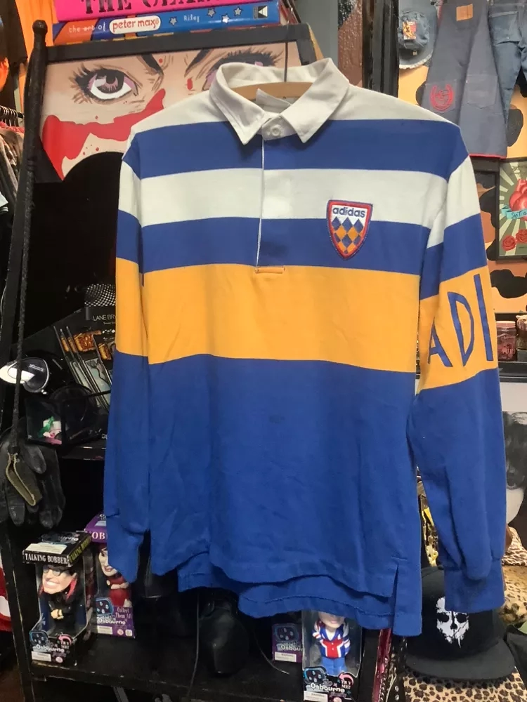 Vintage Adidas Rugby Long Sleeve Shirt