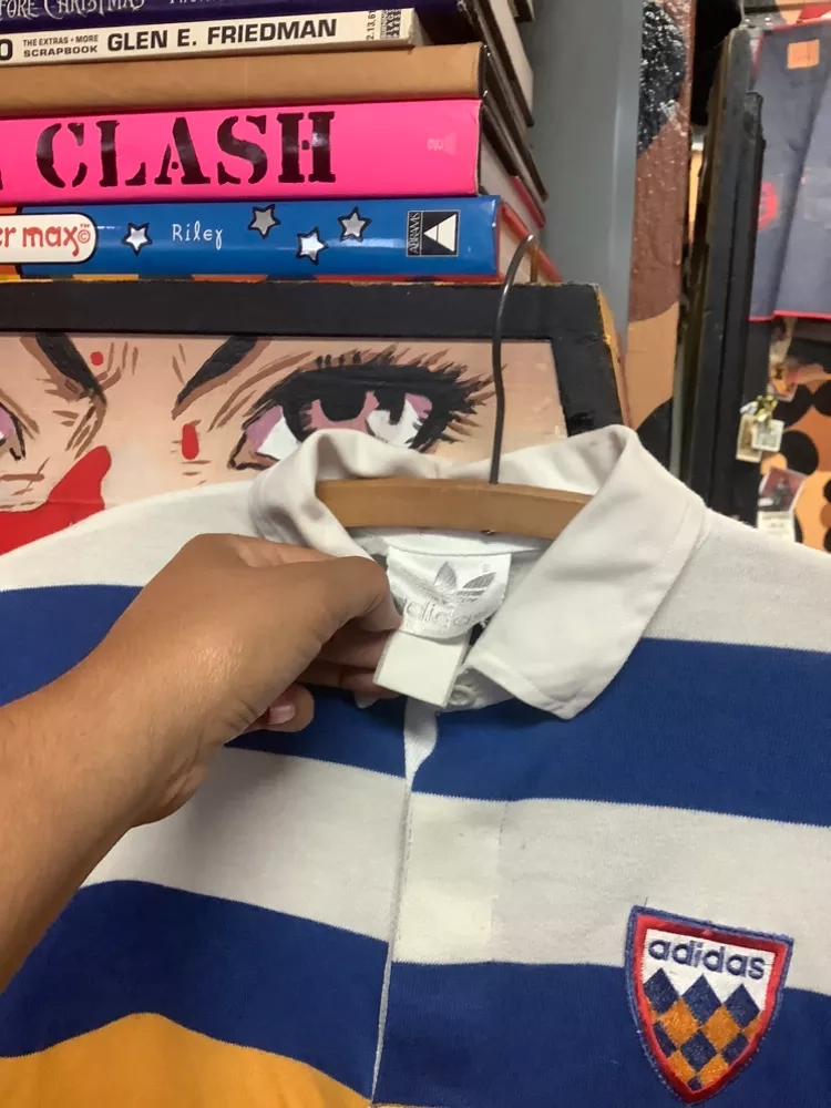 Vintage Adidas Rugby Long Sleeve Shirt